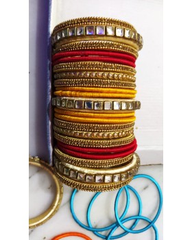 Bangle Set - Red and Yellow Bangle Set - Red and Yellow